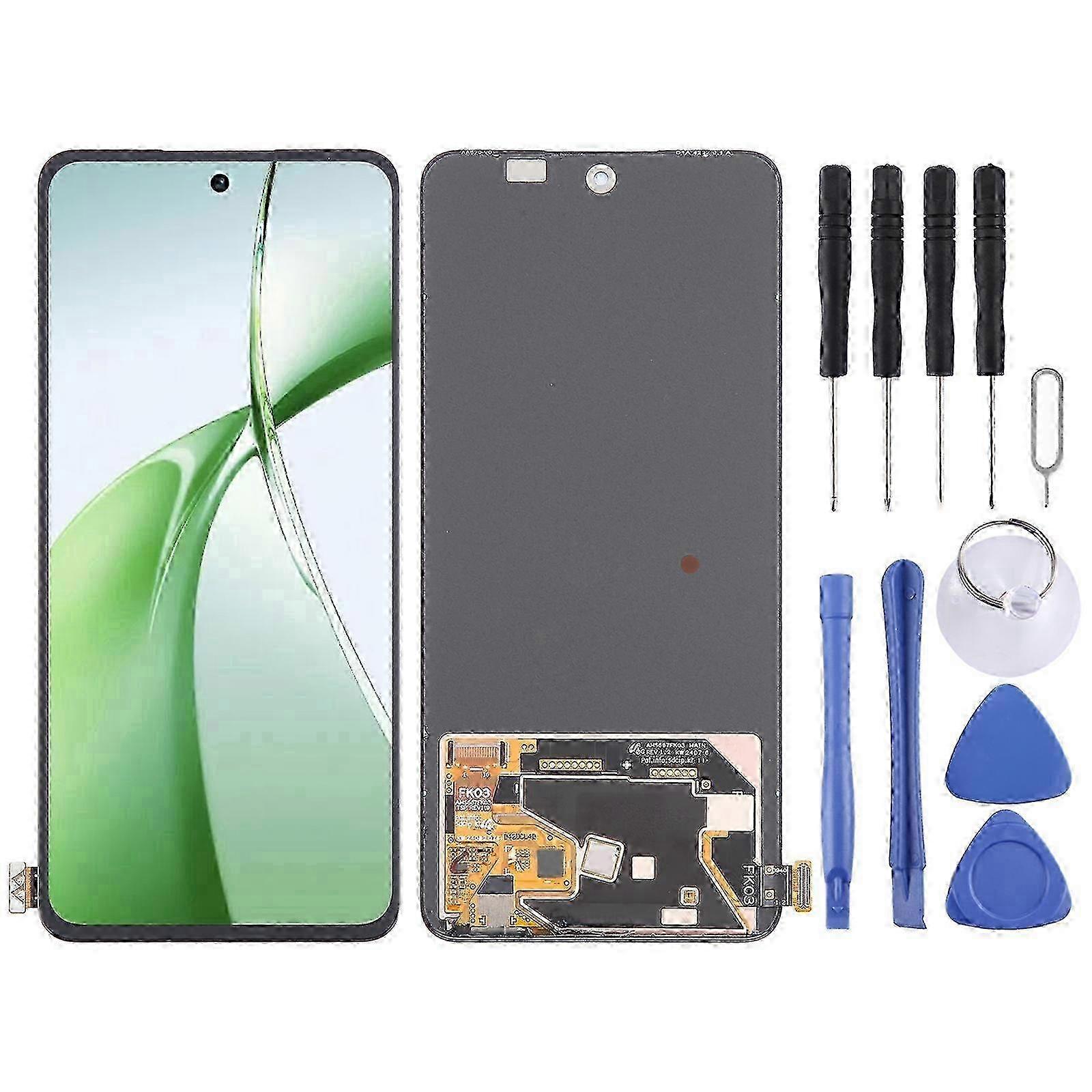 x For OnePlus Nord CE4 COMPATIBLE AMOLED LCD Screen with Digitizer Full Assembly (Black)