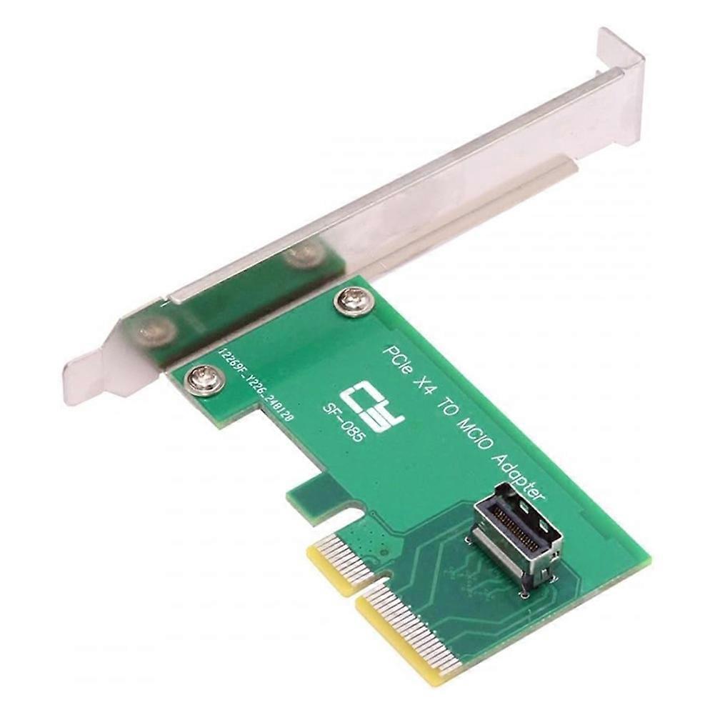 PCI-Express Card 5.0 4.0 4X to MCIO Mini Cool Edge IO Female Host Adapter for PCIe Nvme U.2 SSD Adapter Card