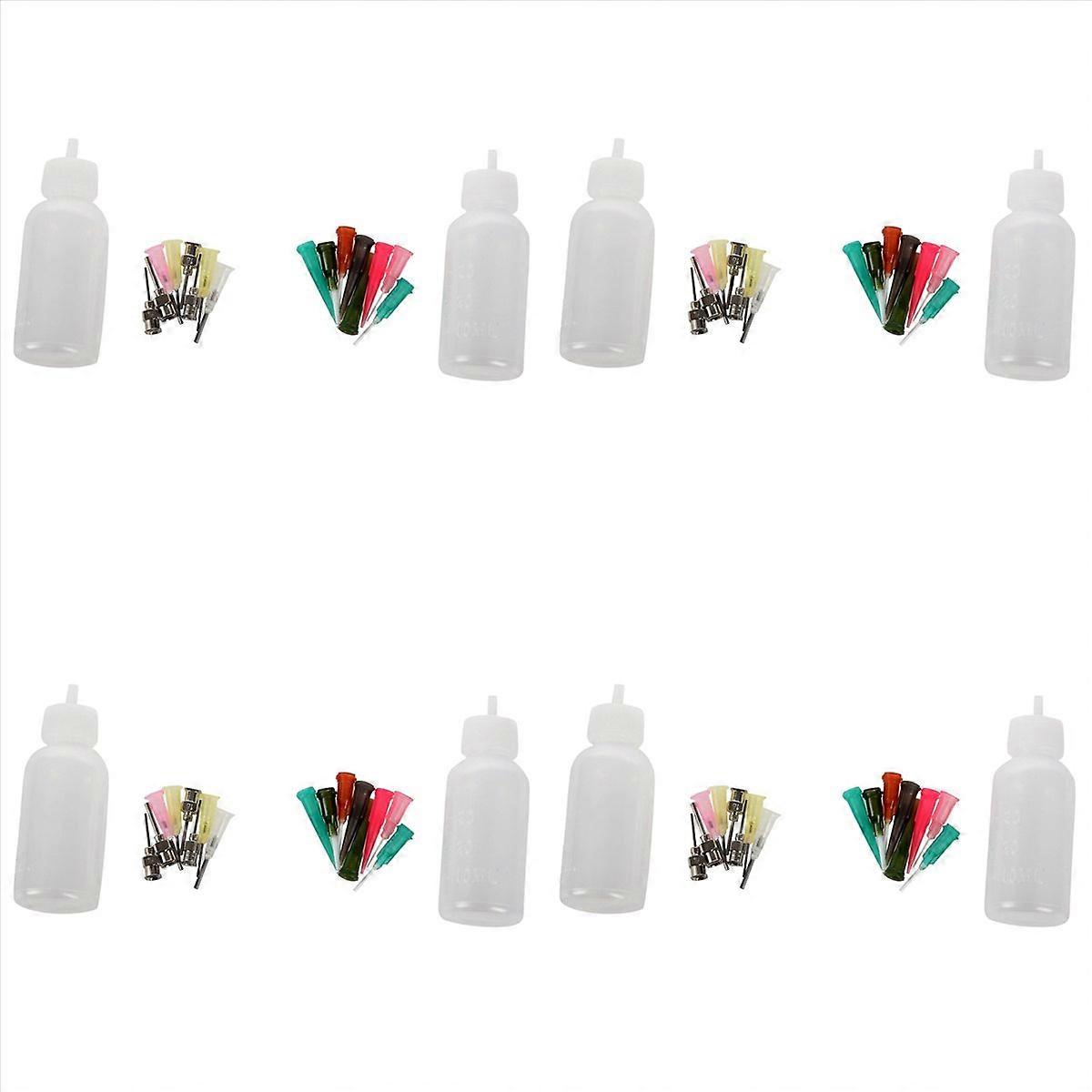 16 pc/Set Henna Kit Applicator Nozzles Bottles Paste Tattoo