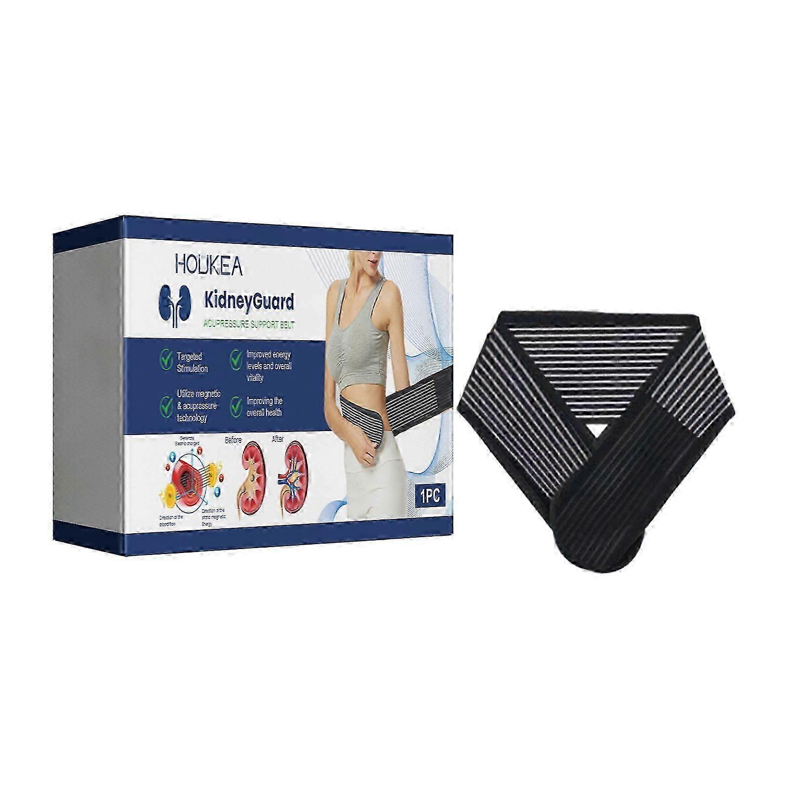 Magnetic Lumbar Support Belt with Heating, Breathable & Adjustable for Pain Relief & Comfort