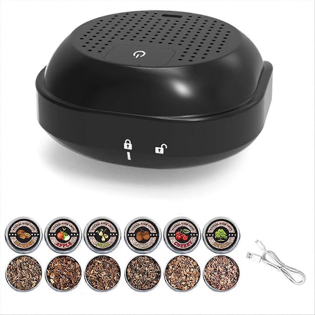 Electric Cocktail Smoker Kit Rechargeable One-Button 