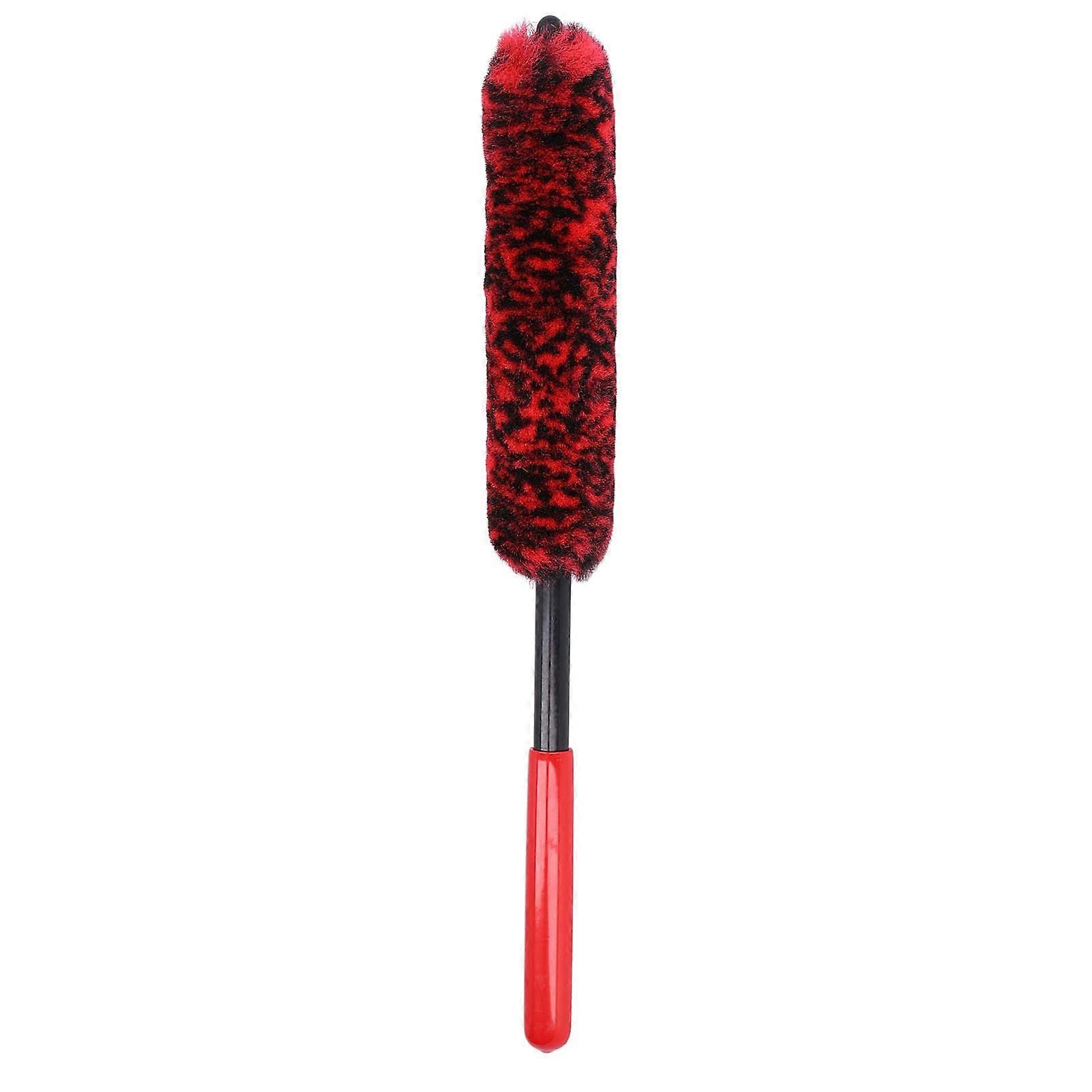 Car Wheel Cleaning Brush with Ergonomic Long Handle, Scratch Microfiber for Deep Tire Detailing
