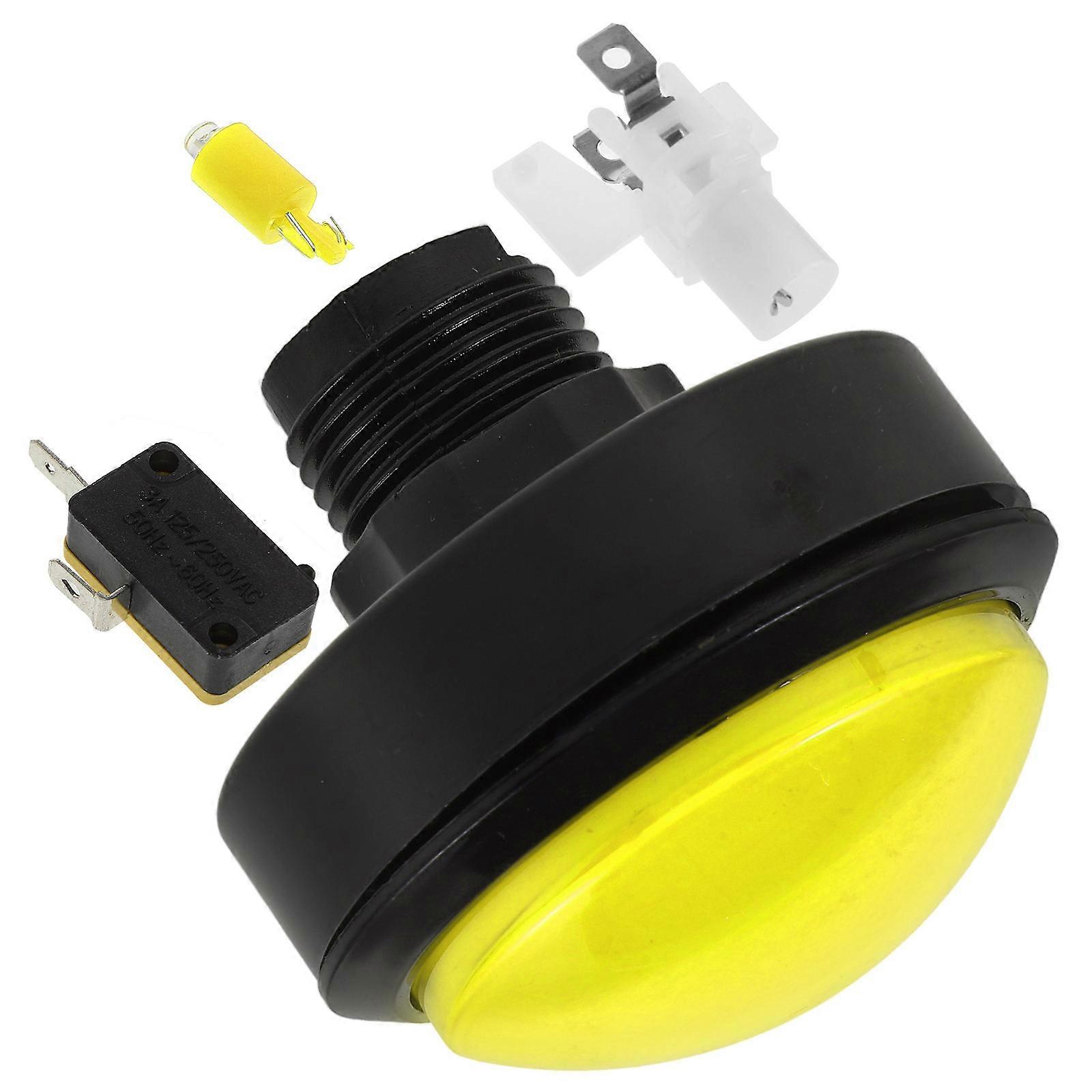 Metal Button Game Machine Accessory For Gaming Vending Operations Push Button 7.00X7.00X6.50CM 1Set