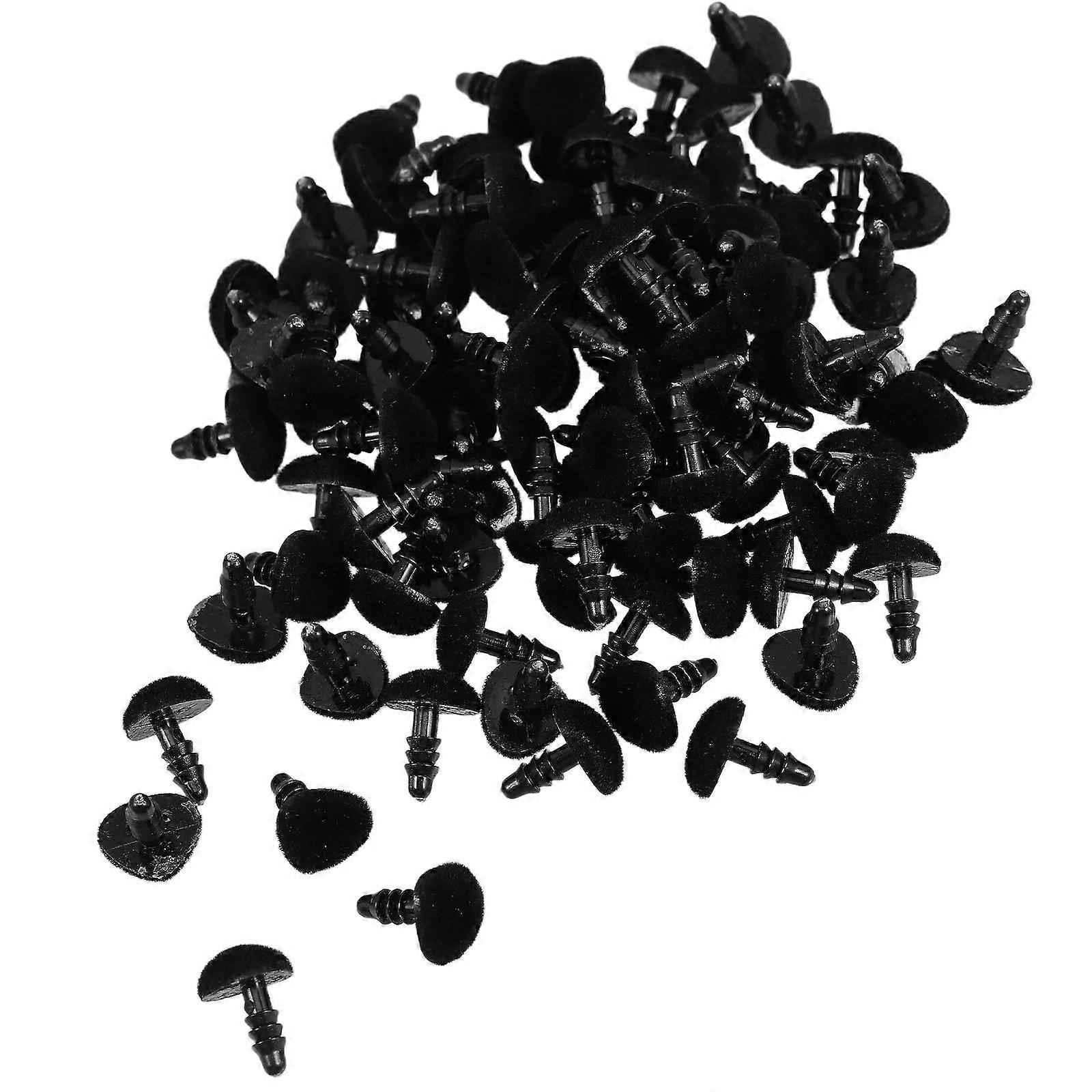 Triangle Shape Flocked Plastic Nose For Toys Crafting Project Perfect For Hobbyists And Crafters In Various Occasions