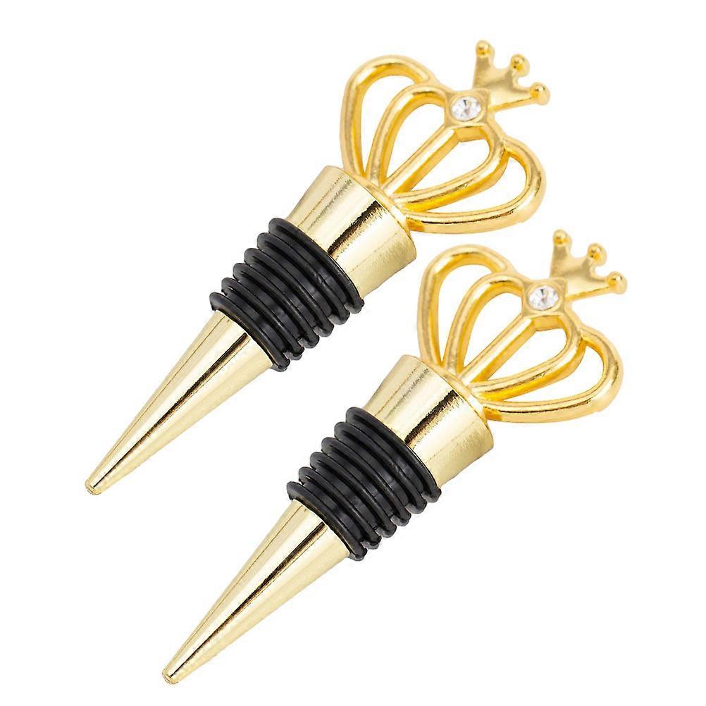 Golden Plug for Sealing 2Pcs Wedding Party Gift