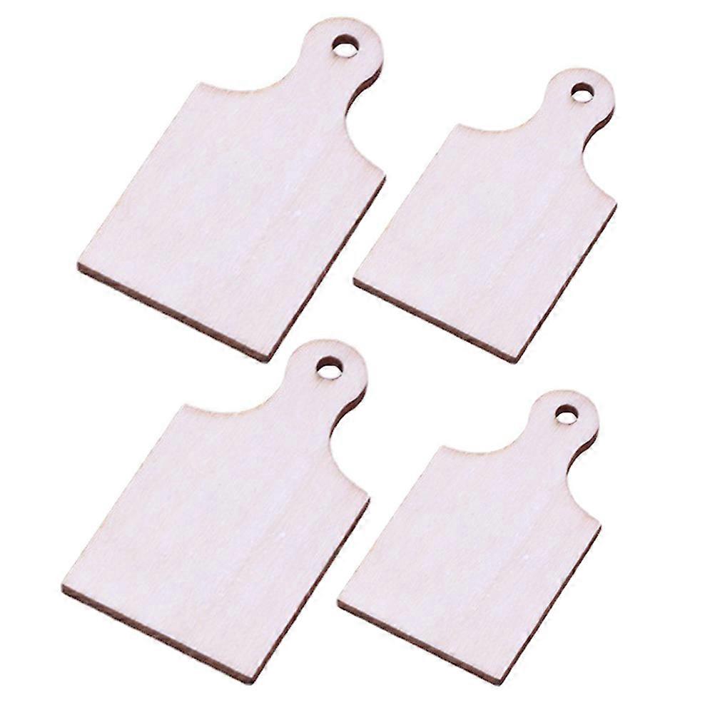 Mini Charcuterie Boards for Decoration Use with Handle 4Pcs Set