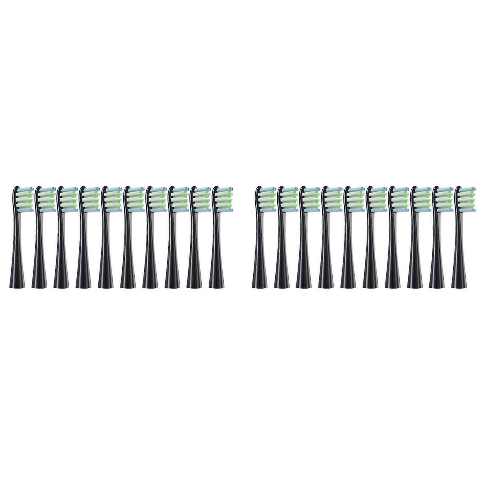 20PCS Replacement Brush Heads for Oclean Flow/X/ X PRO/F1/ One/ Air 2 Electric Toothbrush DuPont Soft Bristle Nozzles,D