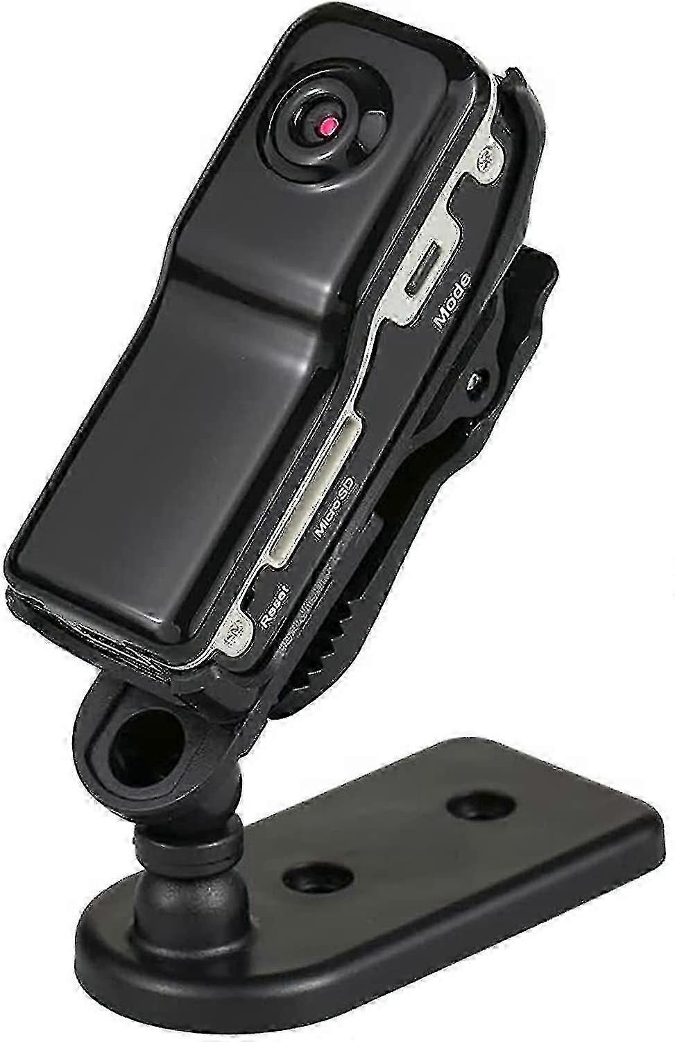 Mini Portable Digital Video Recorder with Monitor - Micro Pocket Security Camera for Home & Office (Black)