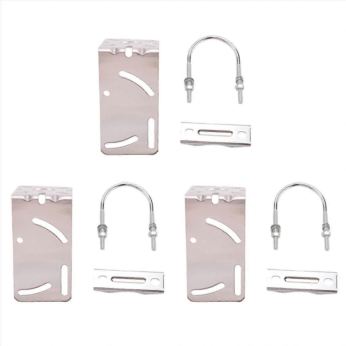 Outdoor Patch Antenna Mount L-Shaped Antenna Brackets U-Type Hoop