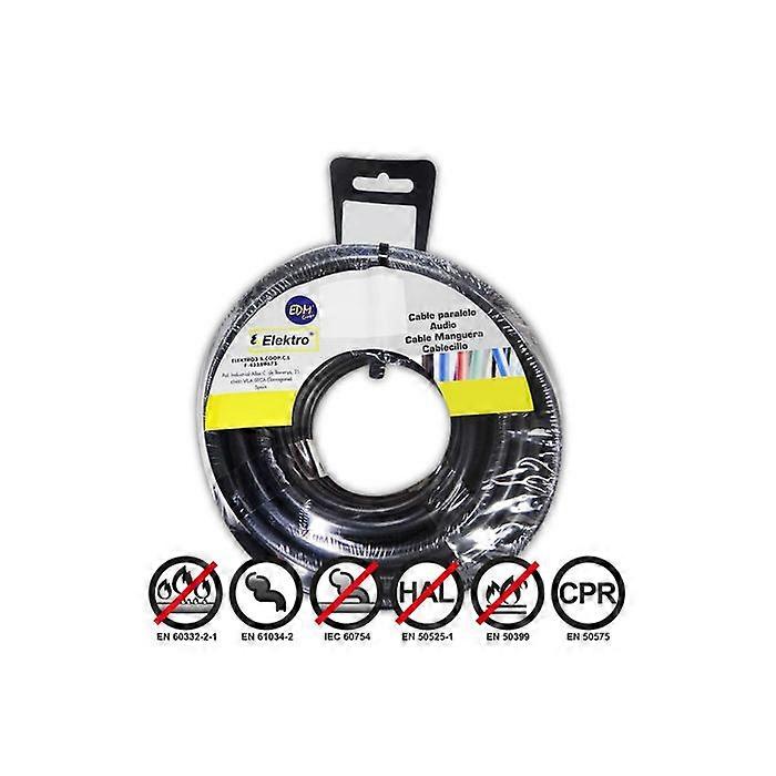 Flexible Electric Wire Coil 4mm Black Halogen-Free 15m