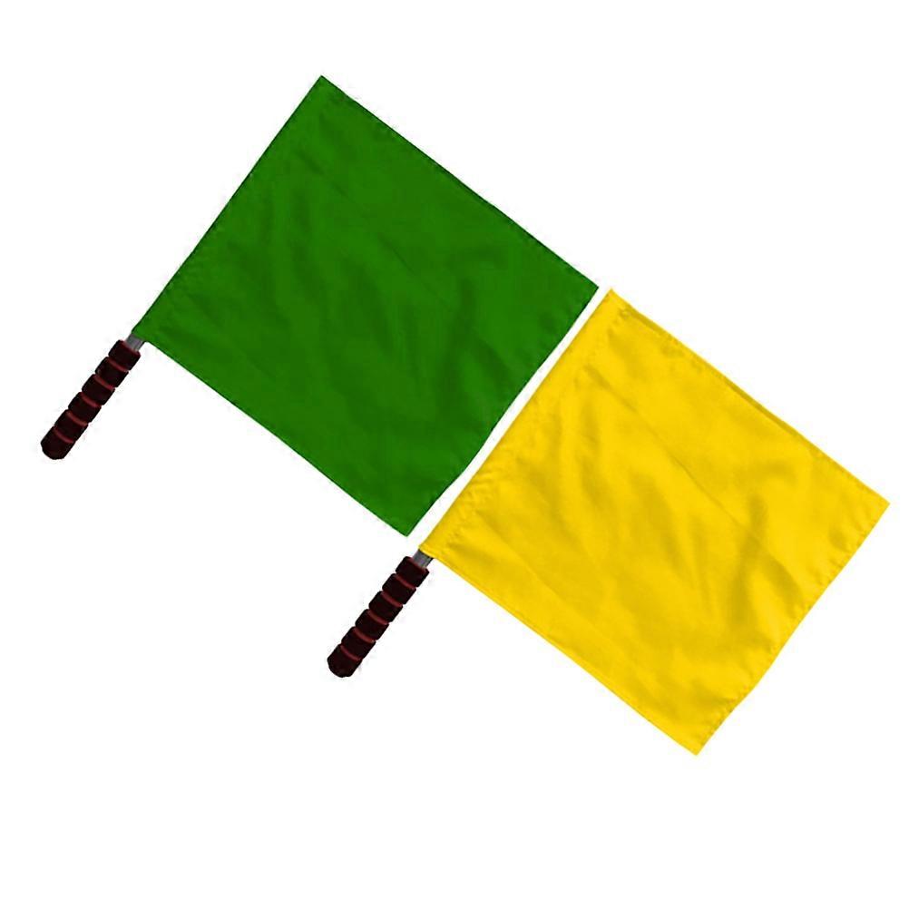 Traffic Signal Flag for Emergency and Sports Use 2Pcs Handheld Flags