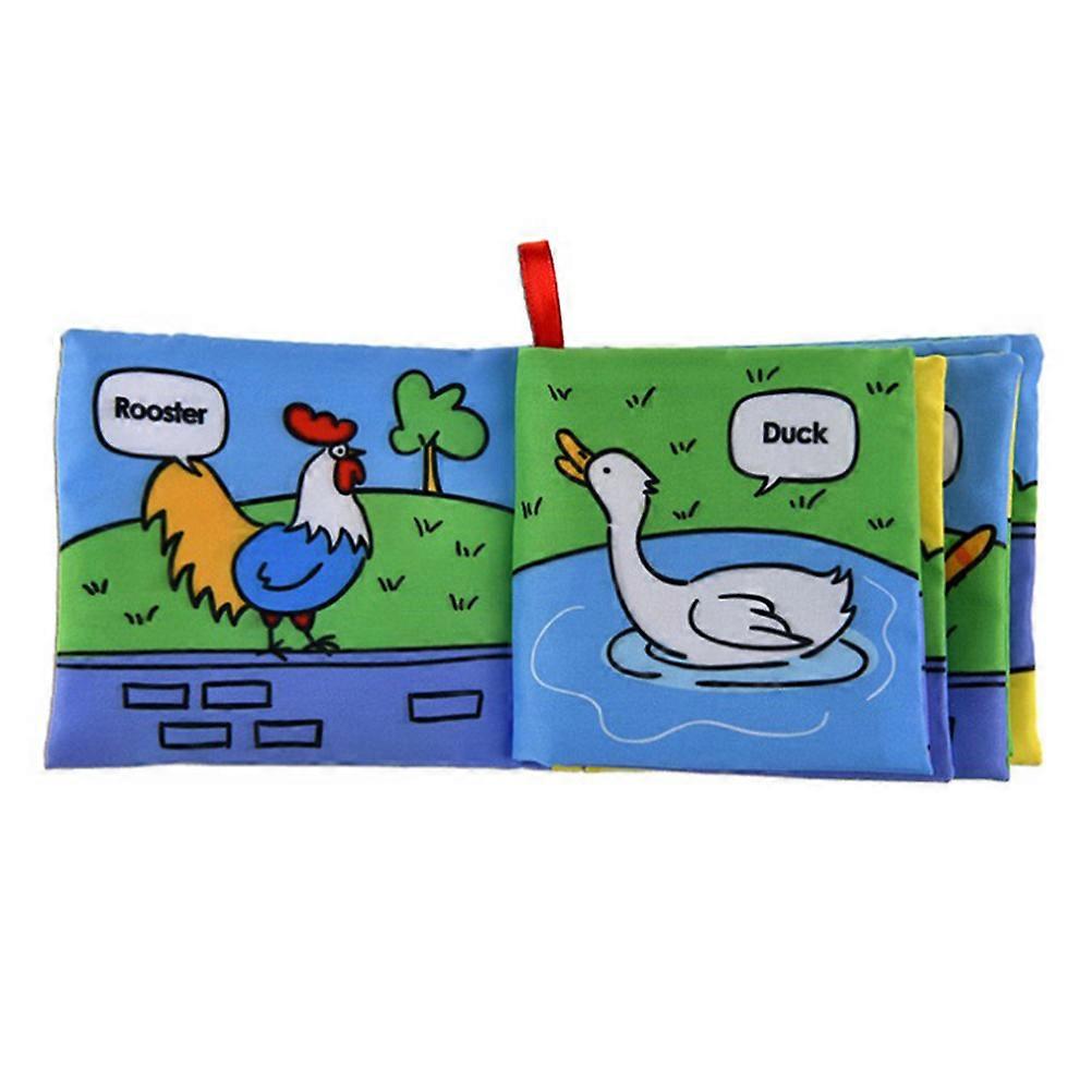 Infant Learning Books Baby's First Cloth Book for Baby Learning 6Pcs Set