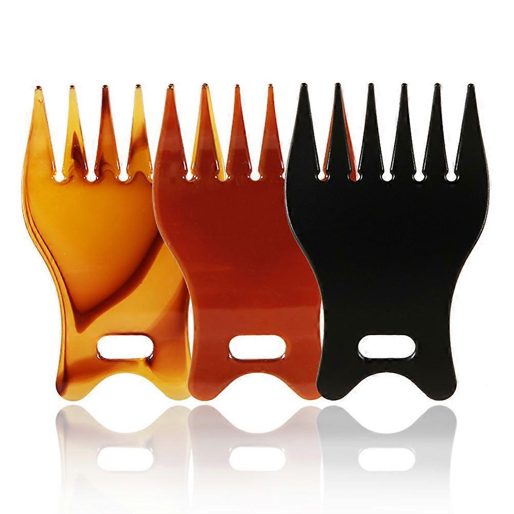 Massage Comb Oil Head Styling Comb for Men 9Pcs Salon Tools