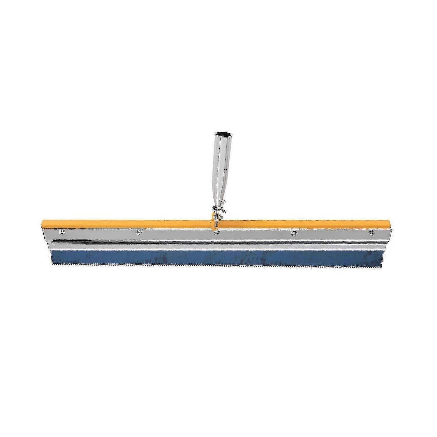 Notched Trowel Squeegee for Applying Epoxy Cement and Self-Leveling Compounds