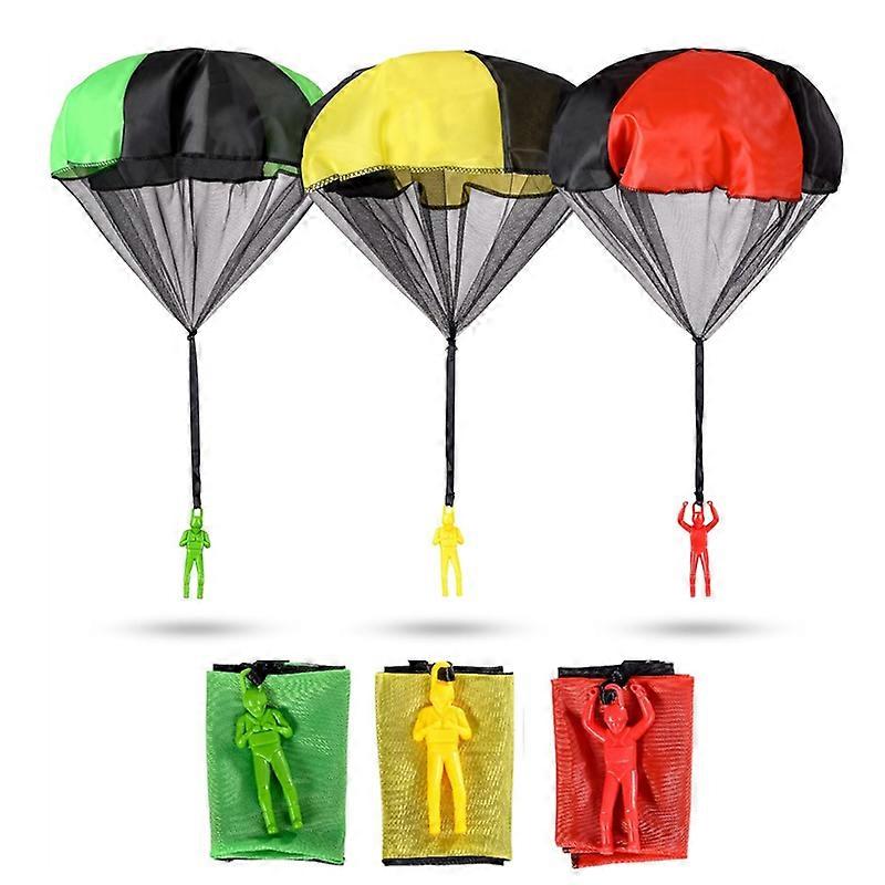 Mini Soldat Parachute �� Lancer �� la Main pour Enfant, Jouet Amusant de dehors en Plein Air