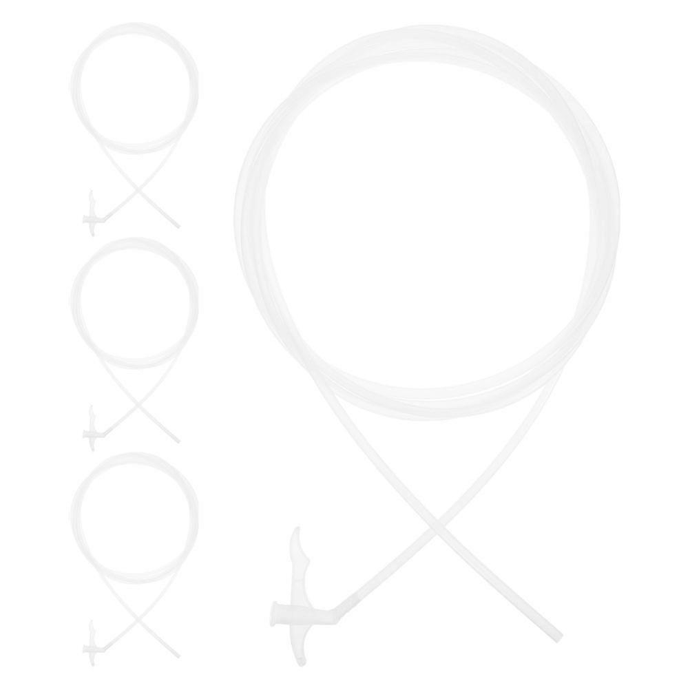 Epoxy Applicator Extension Tubes for Foam Dispensing 4Pcs Transparent Pe Material