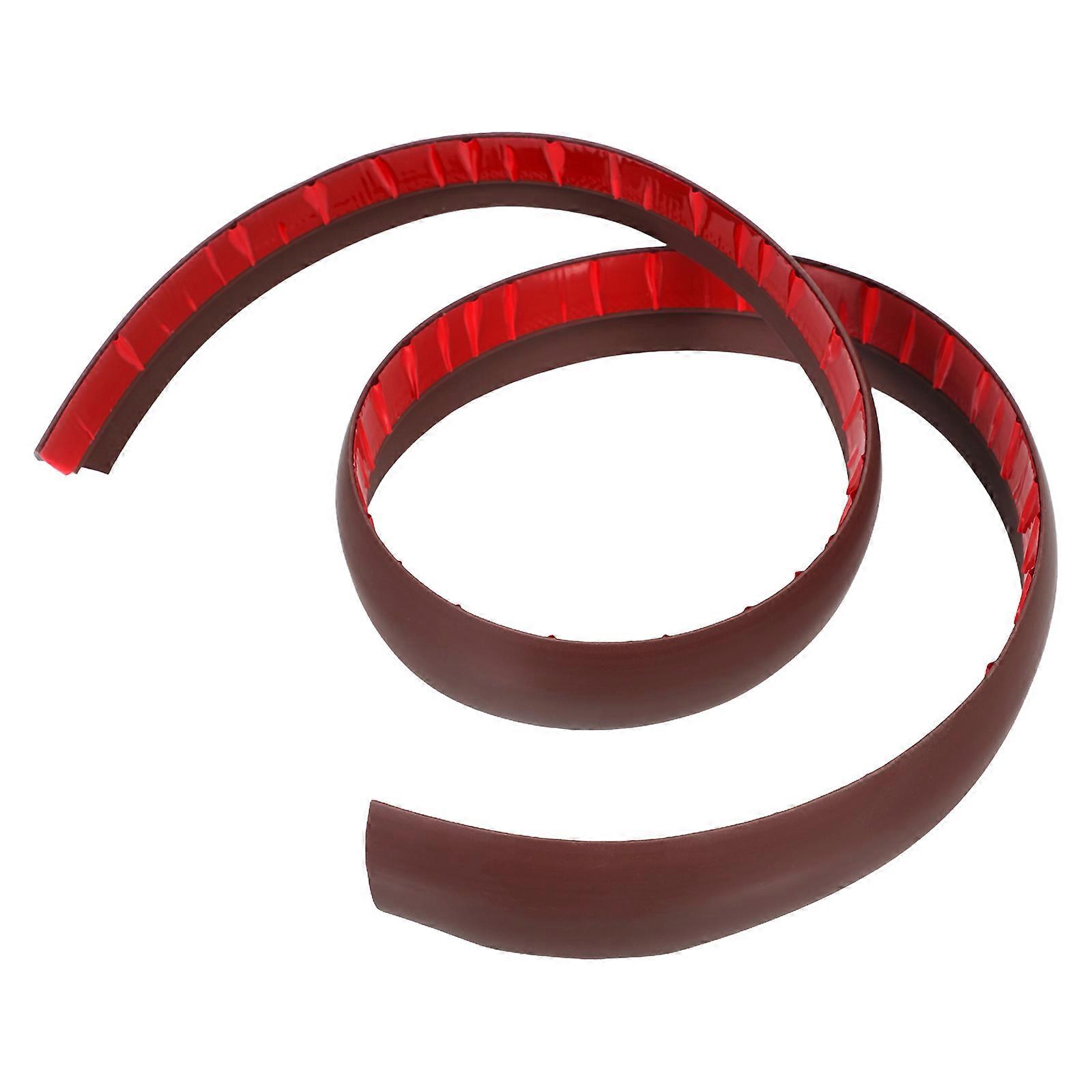 Floor Edging Trim Strip for Home Use Self Adhesive Durable Coffee PVC