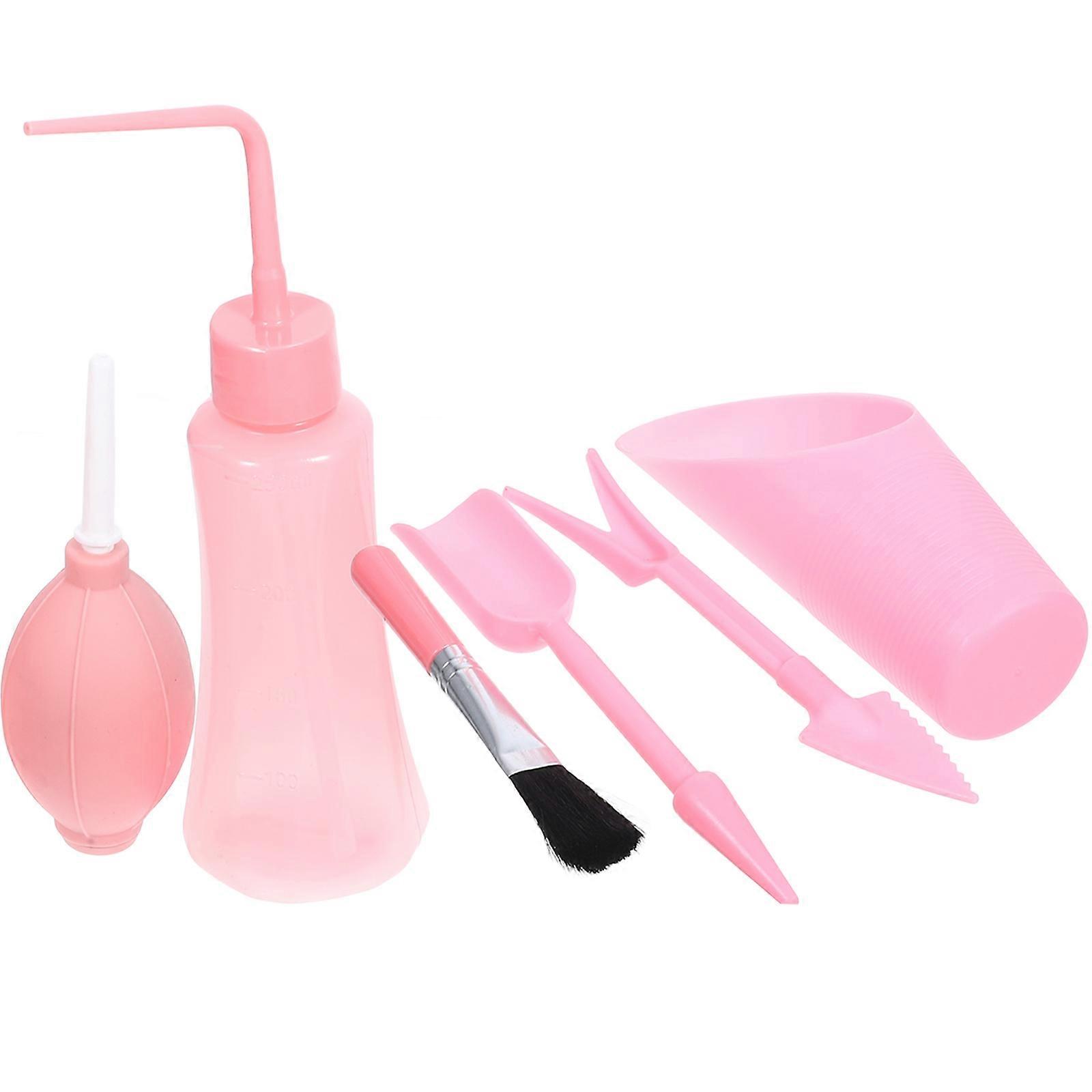 Pink Succulent Hand Tool Set for Gardening Use 1Set Included