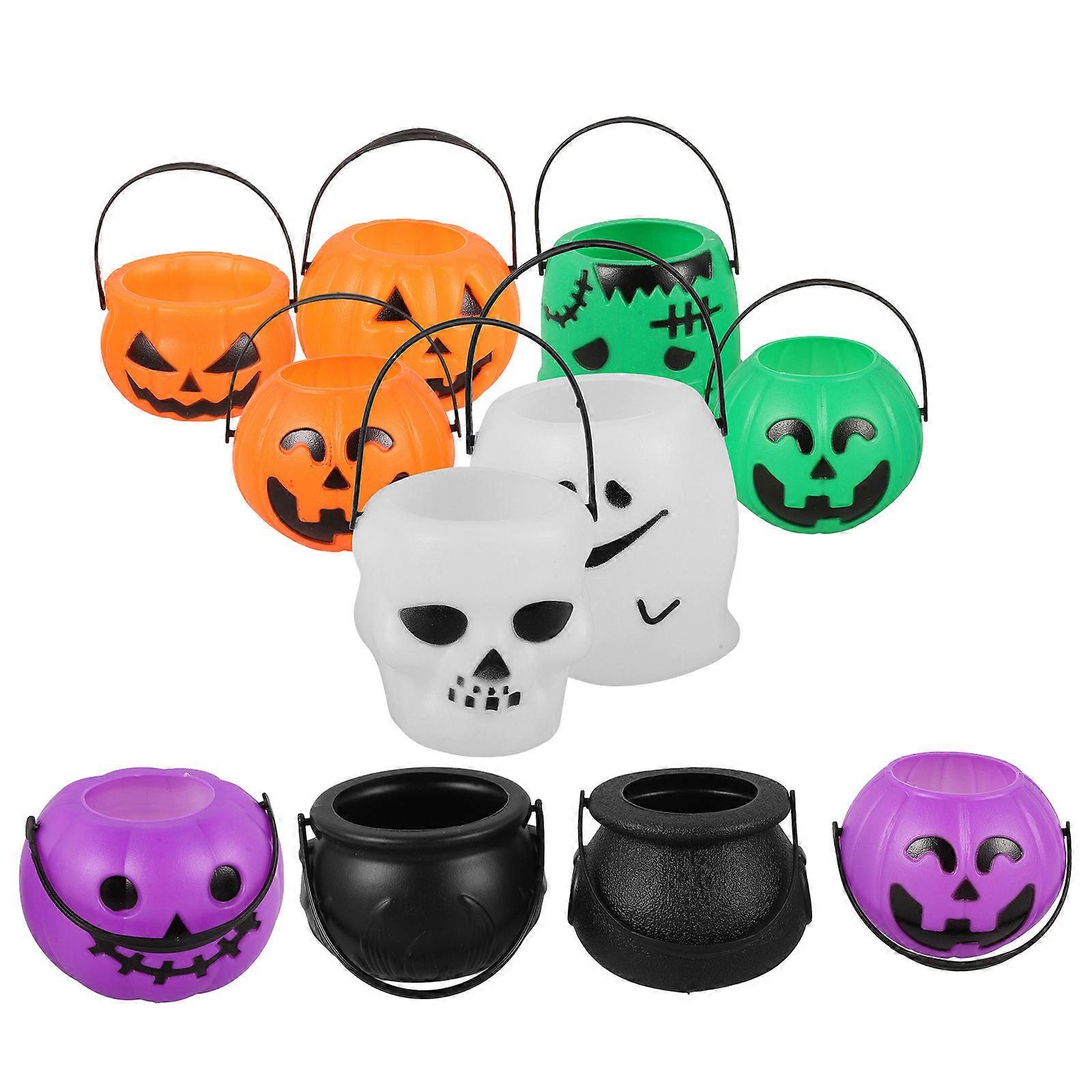 Creative Halloween Candy Bucket Candy Holder for 11Pcs Set