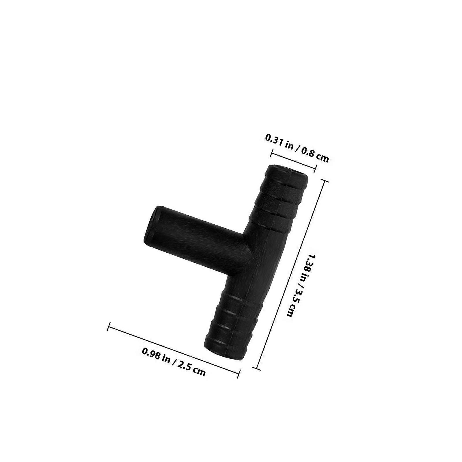 Skrivbordsfontänslangkoppling för utbyte 10 st T-formade slangkopplingar
