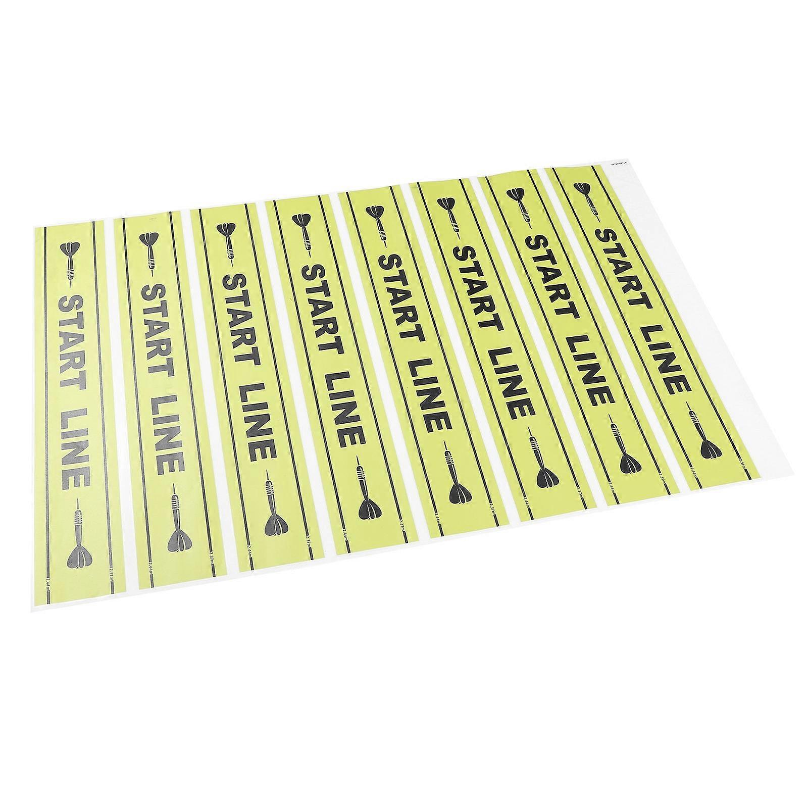 Throw Accessories for Accurate Throwing 1 Sheet Light Green PVC Marker