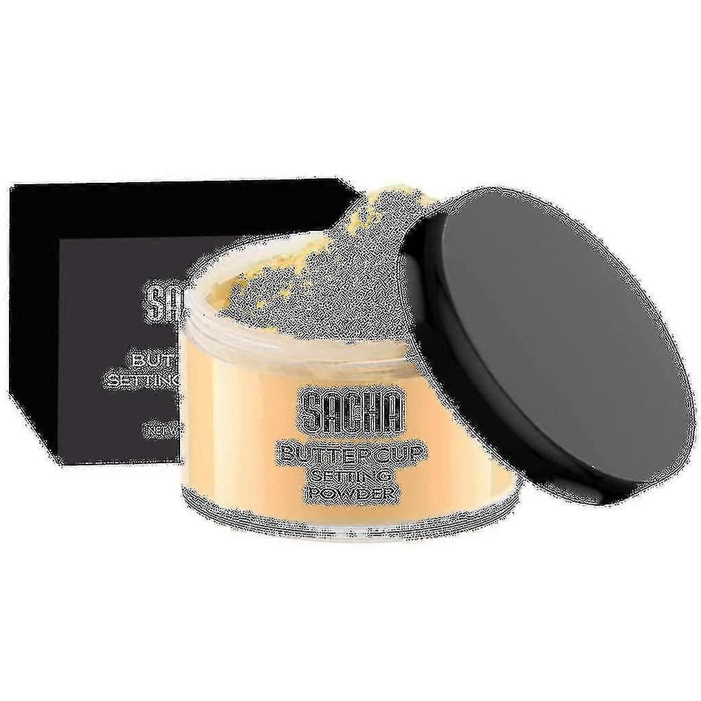 2026 Sacha Buttercup Setting Powder - Finely Milled And Flash-friendly