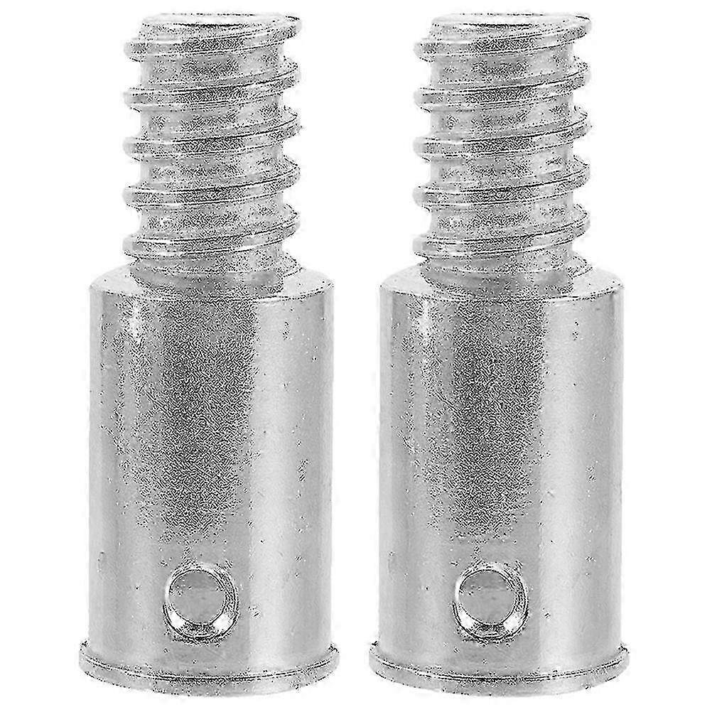 2025 2pcs Broom Handle Threaded End Replacement Broom Handle Extension Pole Adapter