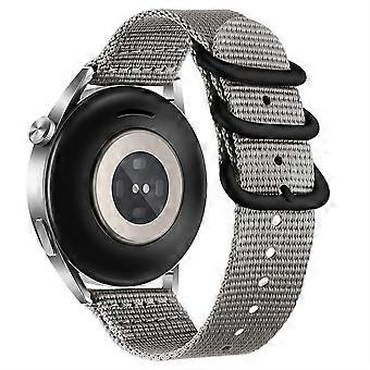 20mm Double Loop Nylon Watchband for Samsung Galaxy Watch7/6/5 40mm 44mm/6 Classic 43mm 47mm/5 Pro 4