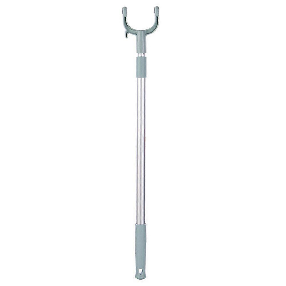 Clothesline Pole with Telescopic Handle, Adjustable 102cm Hook Rod for Hanging Shirts Pants Jackets