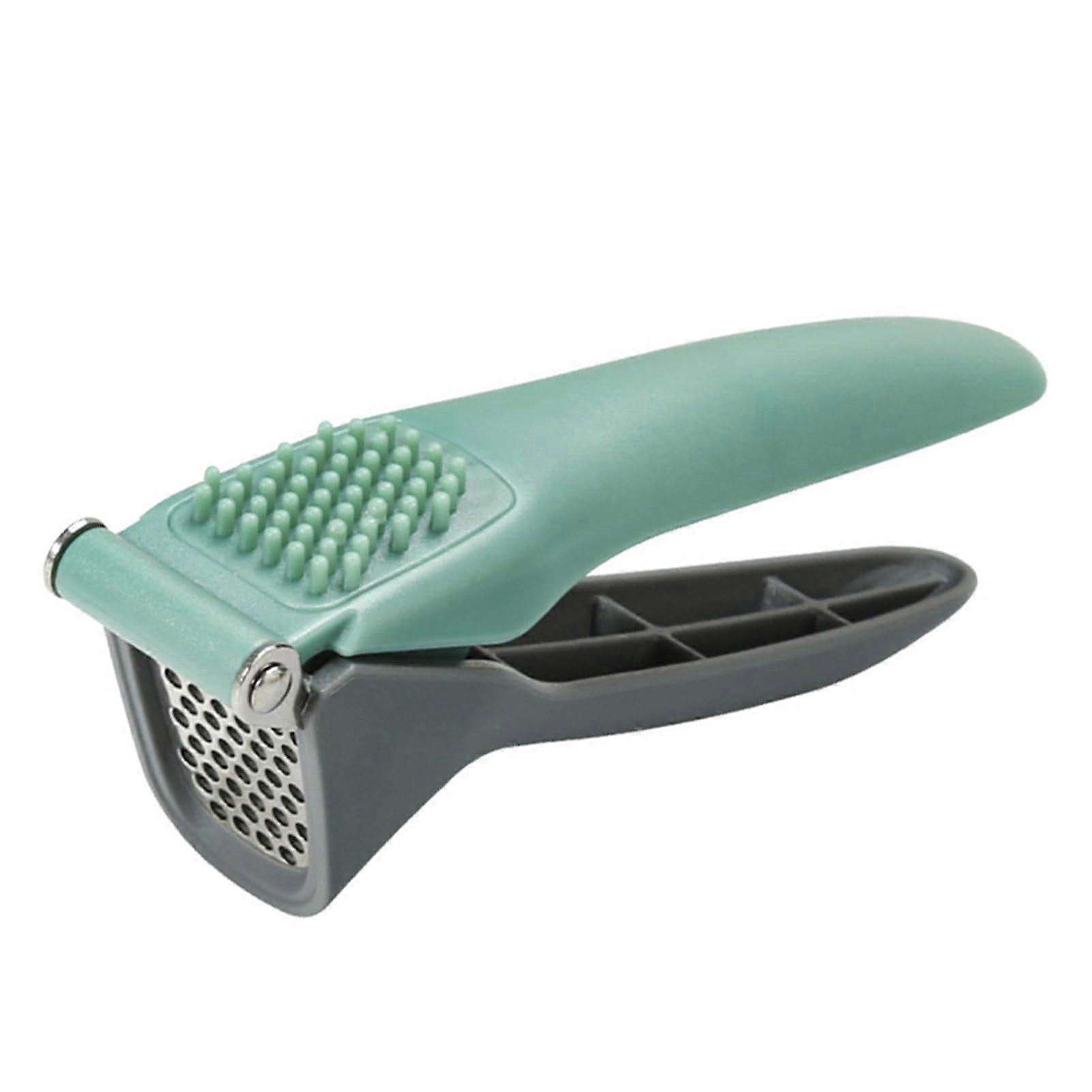 Stainless Steel Garlic Press and Mincer, Easy Clean Crusher for Quick Kitchen Prep