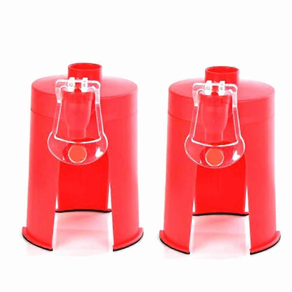 Automatic Upside Down Soda Dispenser with Stand for 2 Liter Bottles, Smooth Pouring