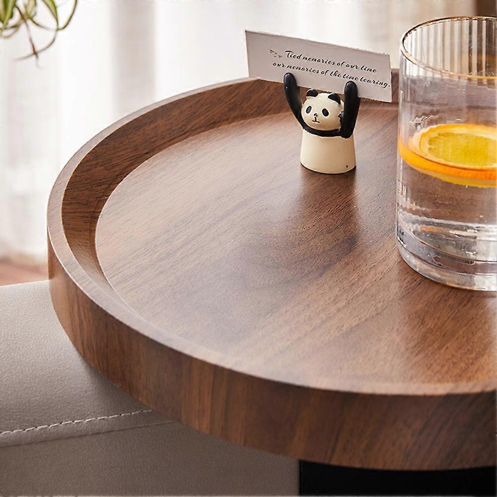 Sofa Table Mini Side Table Waterproof Stain Resistant Corner Table Sofa Armrest Tray Installation-Free Adjustable