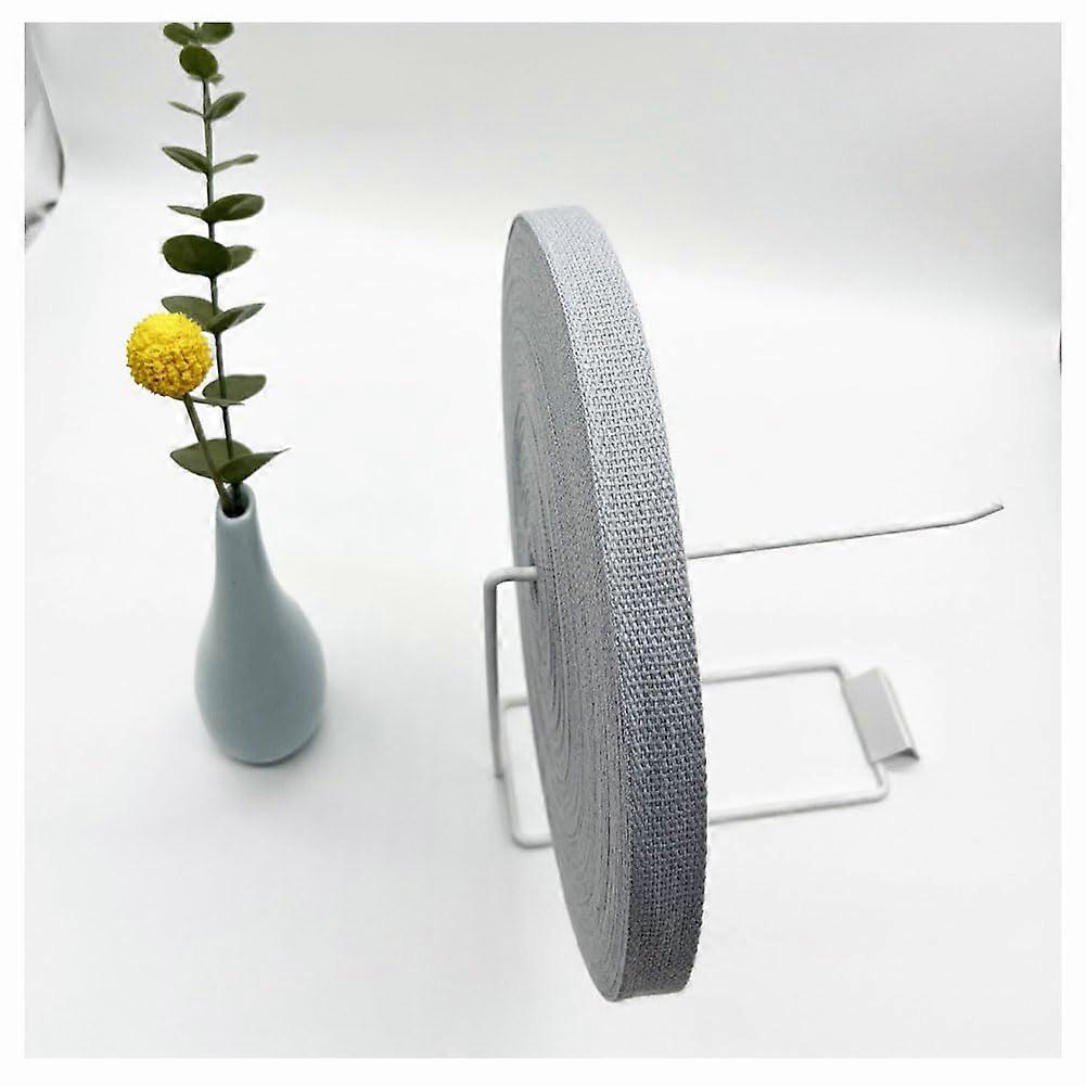 Heavy Duty Cotton Webbing Strap with Clear Herringbone Texture for Sewing Belts and Craft Projects