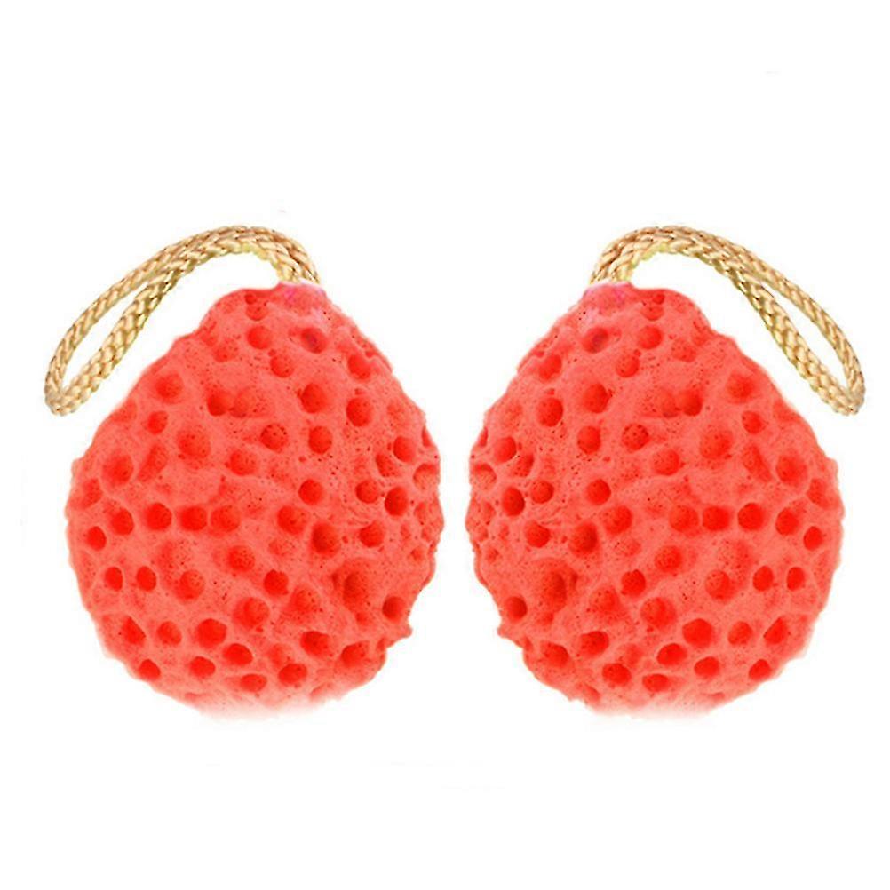 Honeycomb Bath Sponges 3-Pack, Quick-Dry Non-Latex Shower Sponges