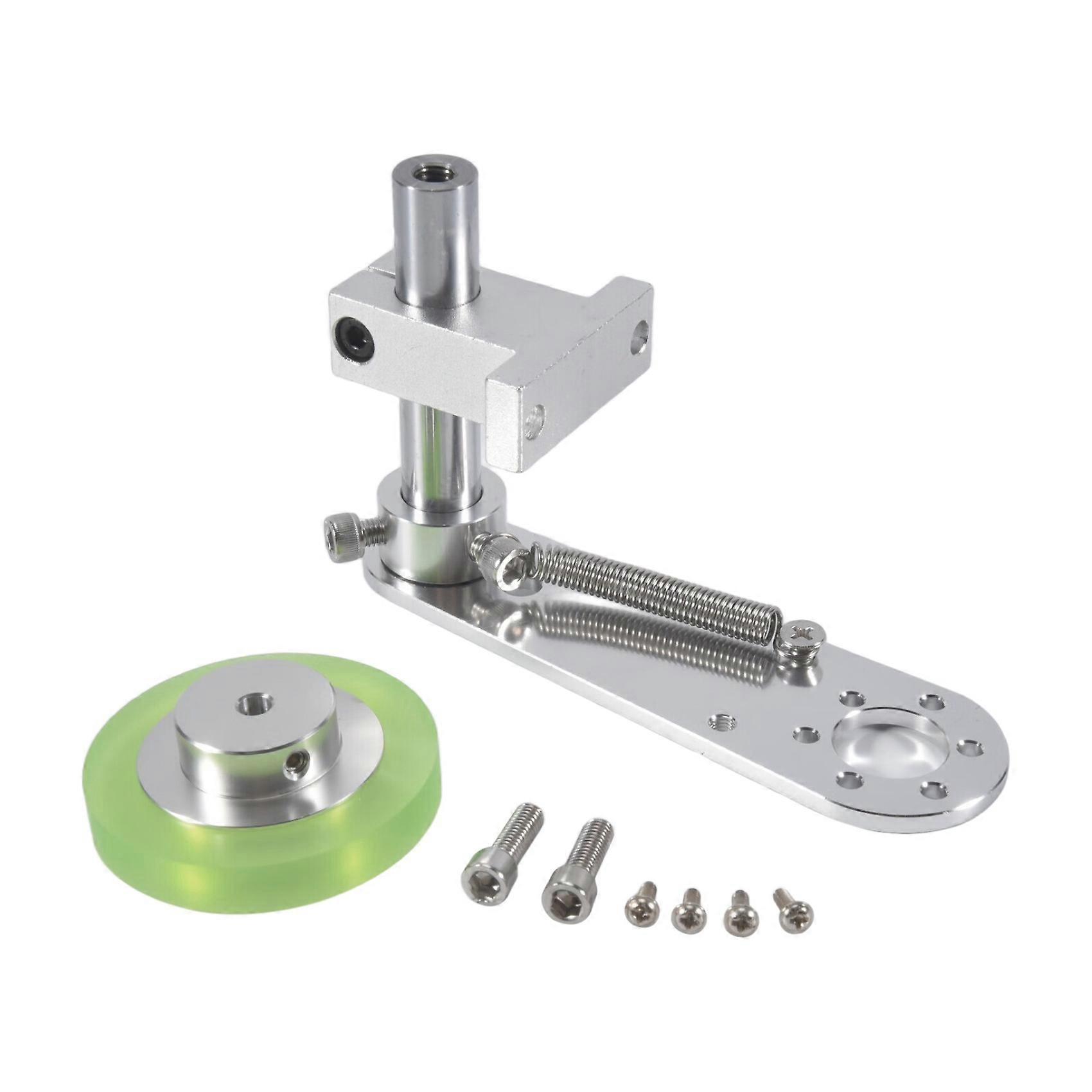 200mm Aluminum Polyurethane Industrial Encoder Wheel Measuring Wheel with Type 20mm Aluminum Encoder Mounting Bracket