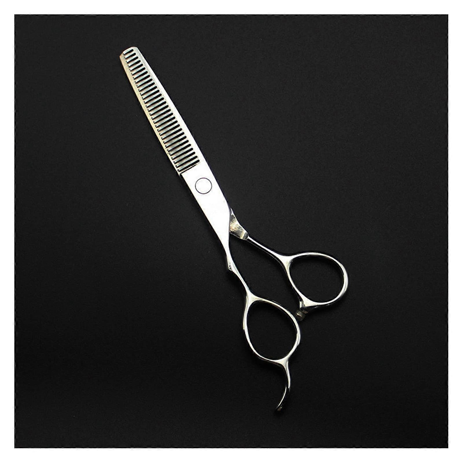 Tesoura profissional de desbaste de cabelo de 5,5 polegadas com lâminas de precisão e cabo ergonômico confortável.