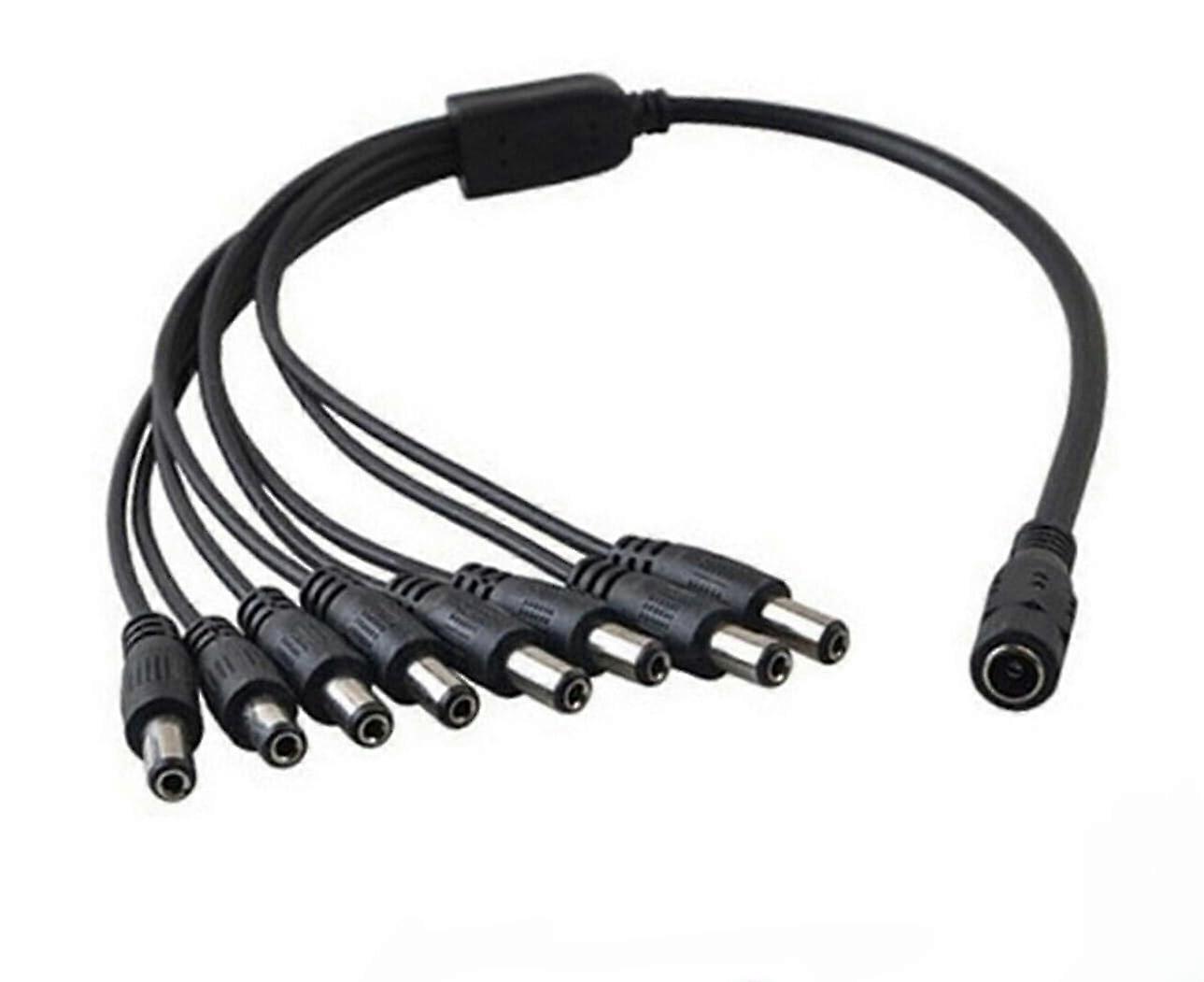 8 Channel CCTV Power Splitter for BNC Security Cameras, Powers 8 Cameras Simultaneously