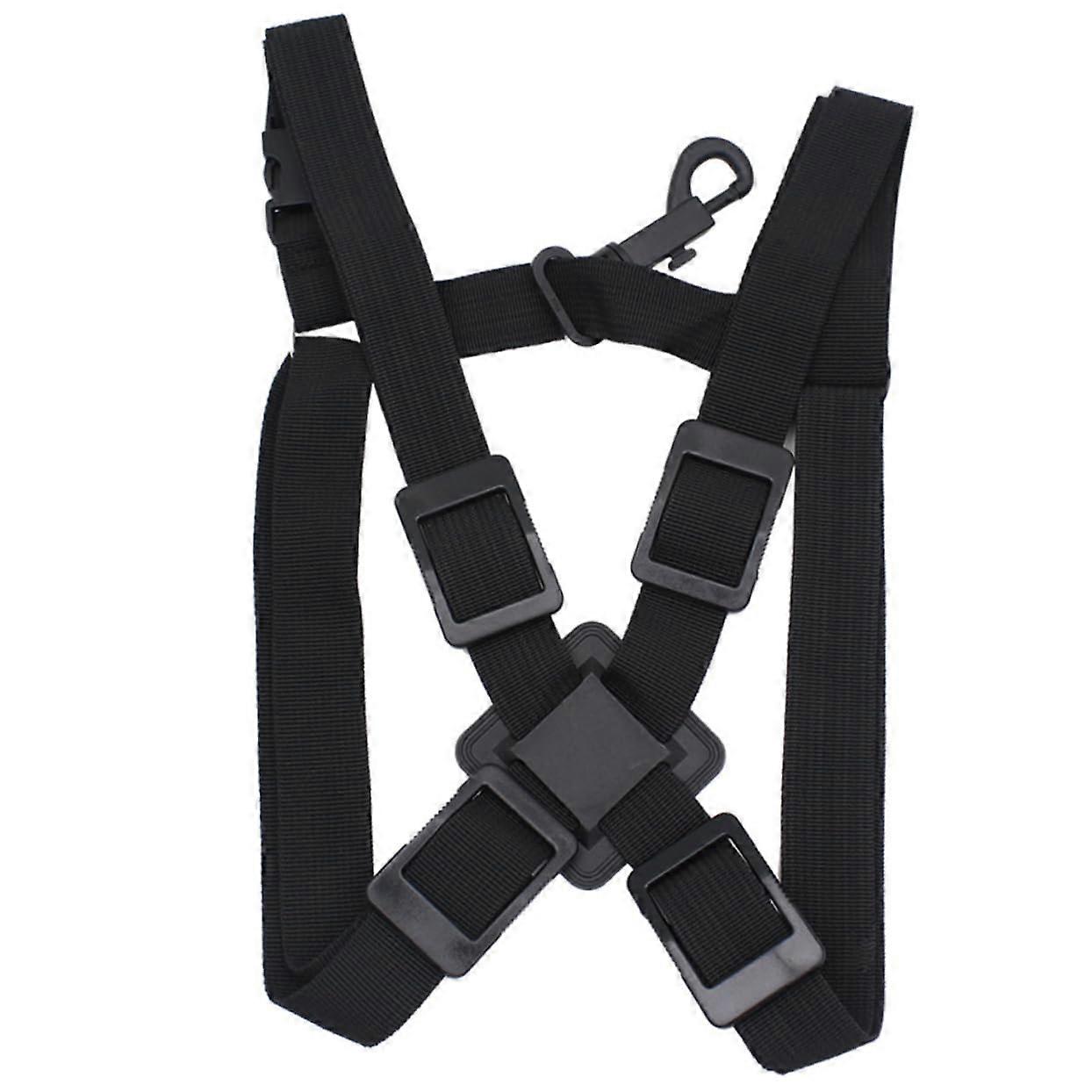 Saxophone Shoulder Strap Adjustable Ergonomic Support with Slip Hook for Alto and Tenor Red