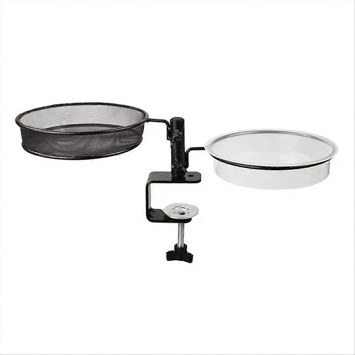 Bird Feeder - 2-in-1 Bird Bath And Feeder With Balcony Bracket