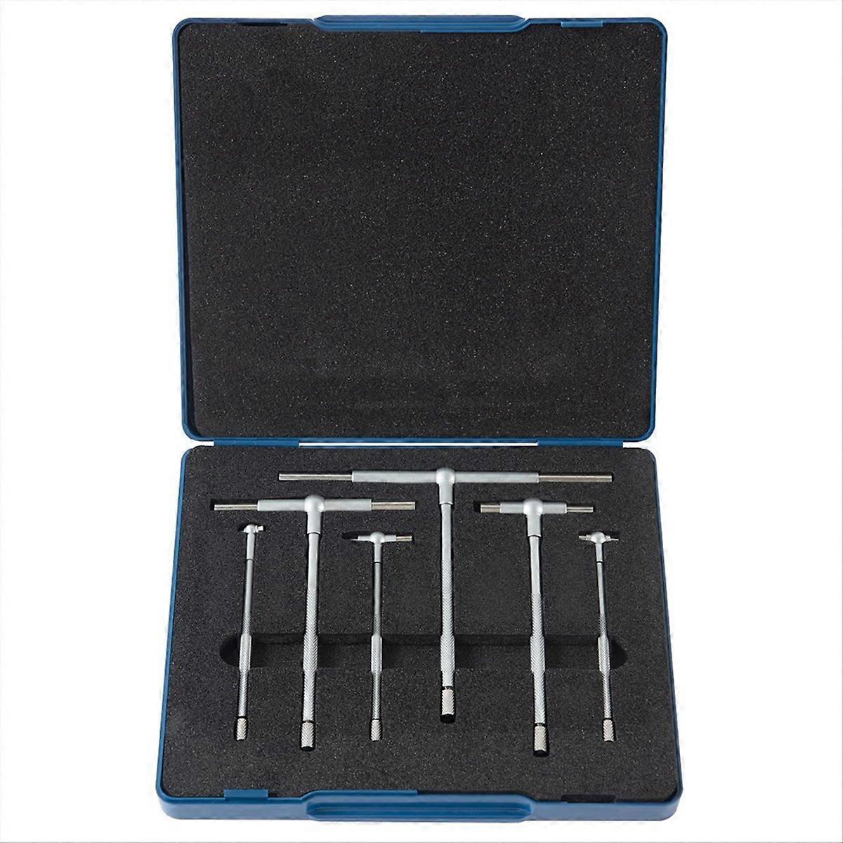 6Pc Telescoping Gage Set, T-Bore Hole Gauges,
