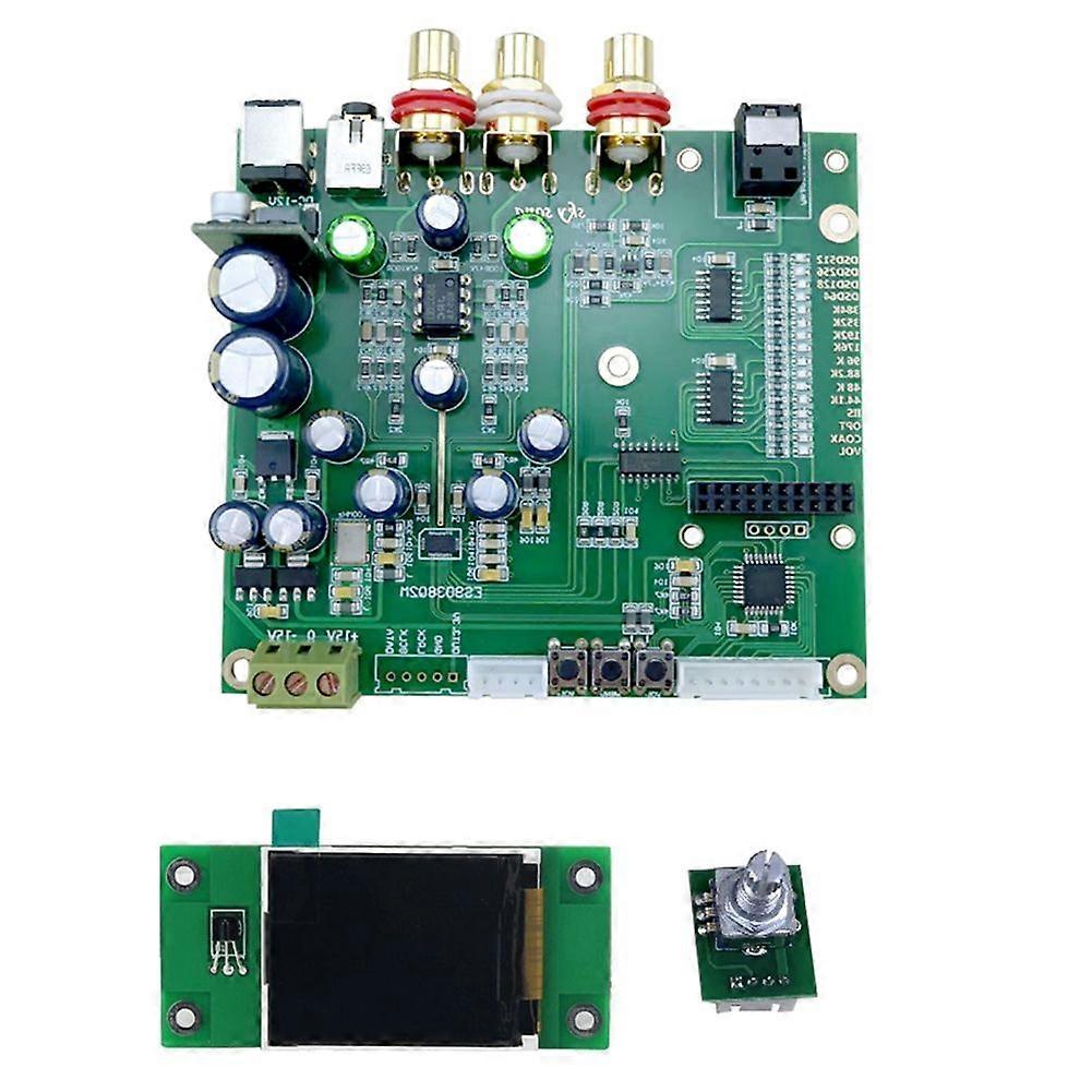 Carte décodeur DAC avec connecteurs RCA plaqués or, sans interface USB