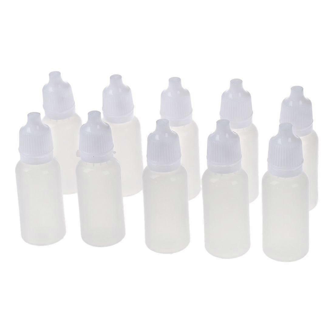 10 Pcs Plastic Drop 15ml