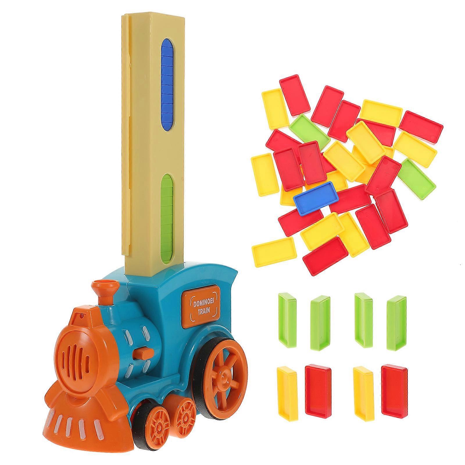 Electric Domino Train Toy for Children with Automatic Laying Function 1Set