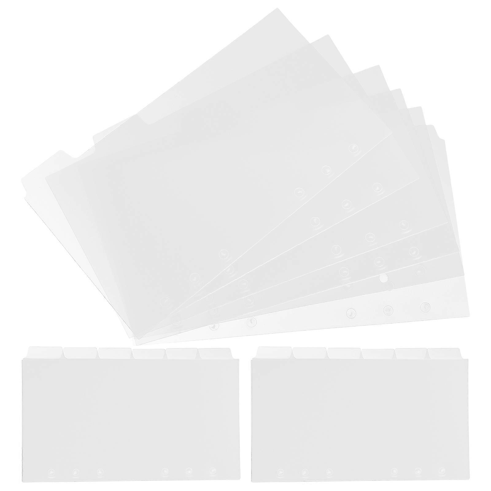 Binder Dividers Plastic for Notebook with Writable Tabs 72 Sheets Versatile Markers