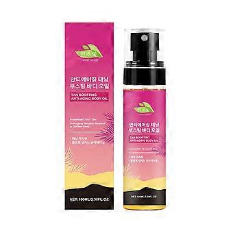 Hanchobit Dark Body Oil Helps Nourish The Skin, Providing Deep Shine, Hydration, Even Skin Tone, Smoothness, Gentleness, And Moisture.