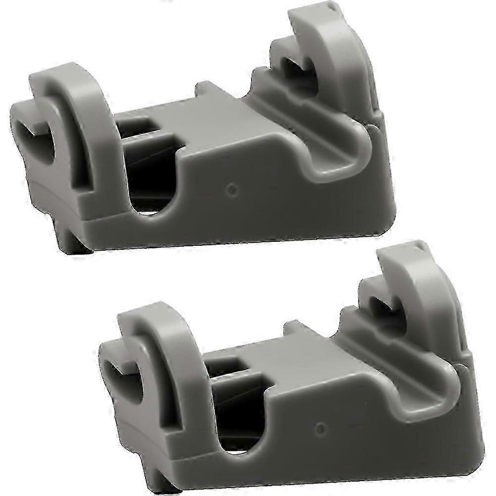 Dishwasher Lower Rack Retaining Clips, 2 Pack, Compatible with LG Dishwashers