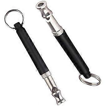 Dog Whistle, Professional Ultrasonic Whistles, Adjustable High Frequency Dog Accessories, Dog Whistle for Training Dog Against Barking 0.9*8.0cm Blac