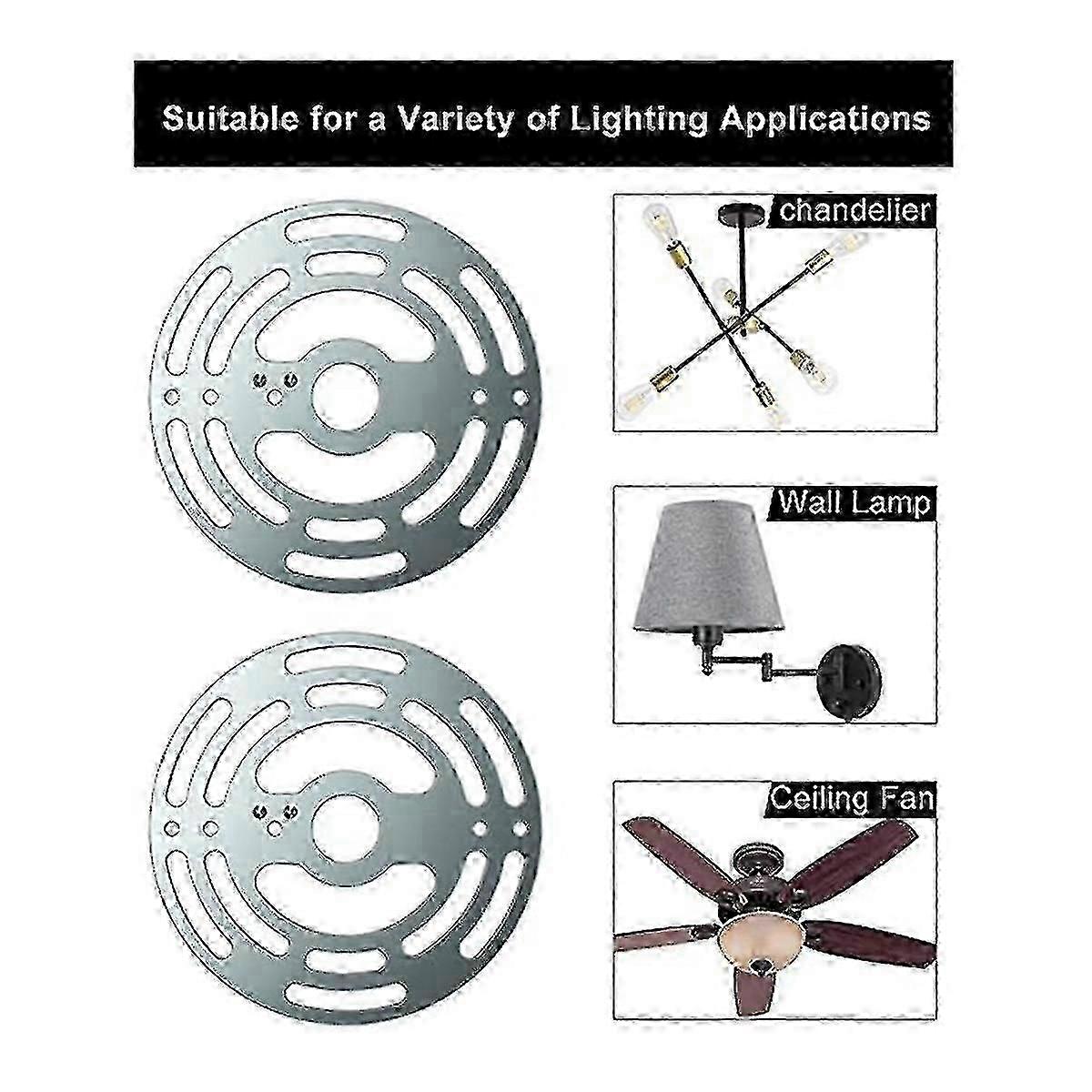 Lamp Mounting Bracket Lighting Accessories Solid Bagua Board Wall Light Single Chandelier Mounting