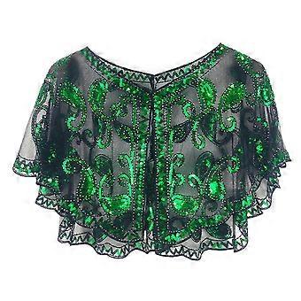 1920er Jahre Glitzernder Schal für Frauen Flapper Abendkleid Accessoires für Abschlussball Frauen Wickel Achselzucken Schal Elegante Pailletten