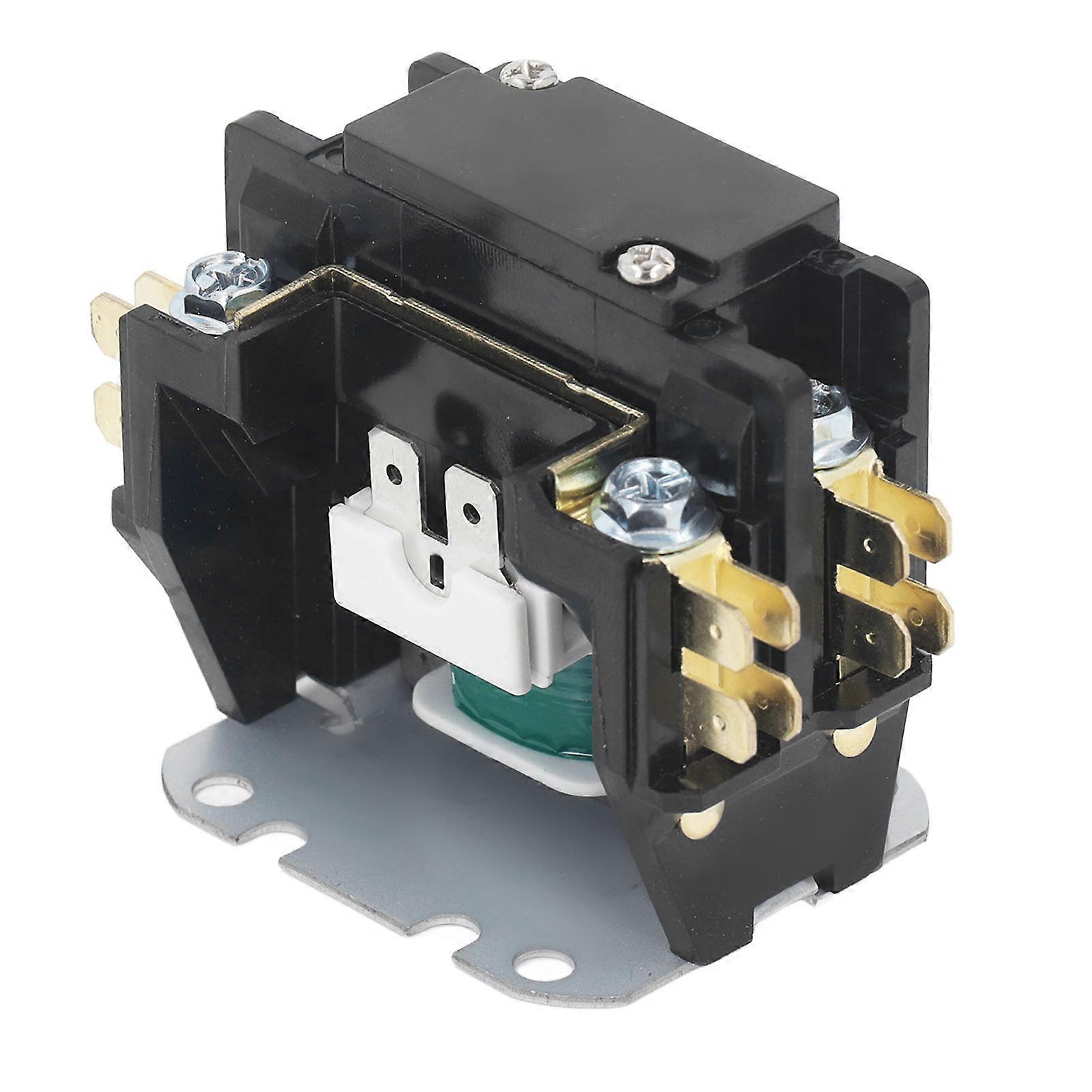 Air Conditioning Contactor Air Conditioner Condenser Compressor Contactor Replacement 25A 220V